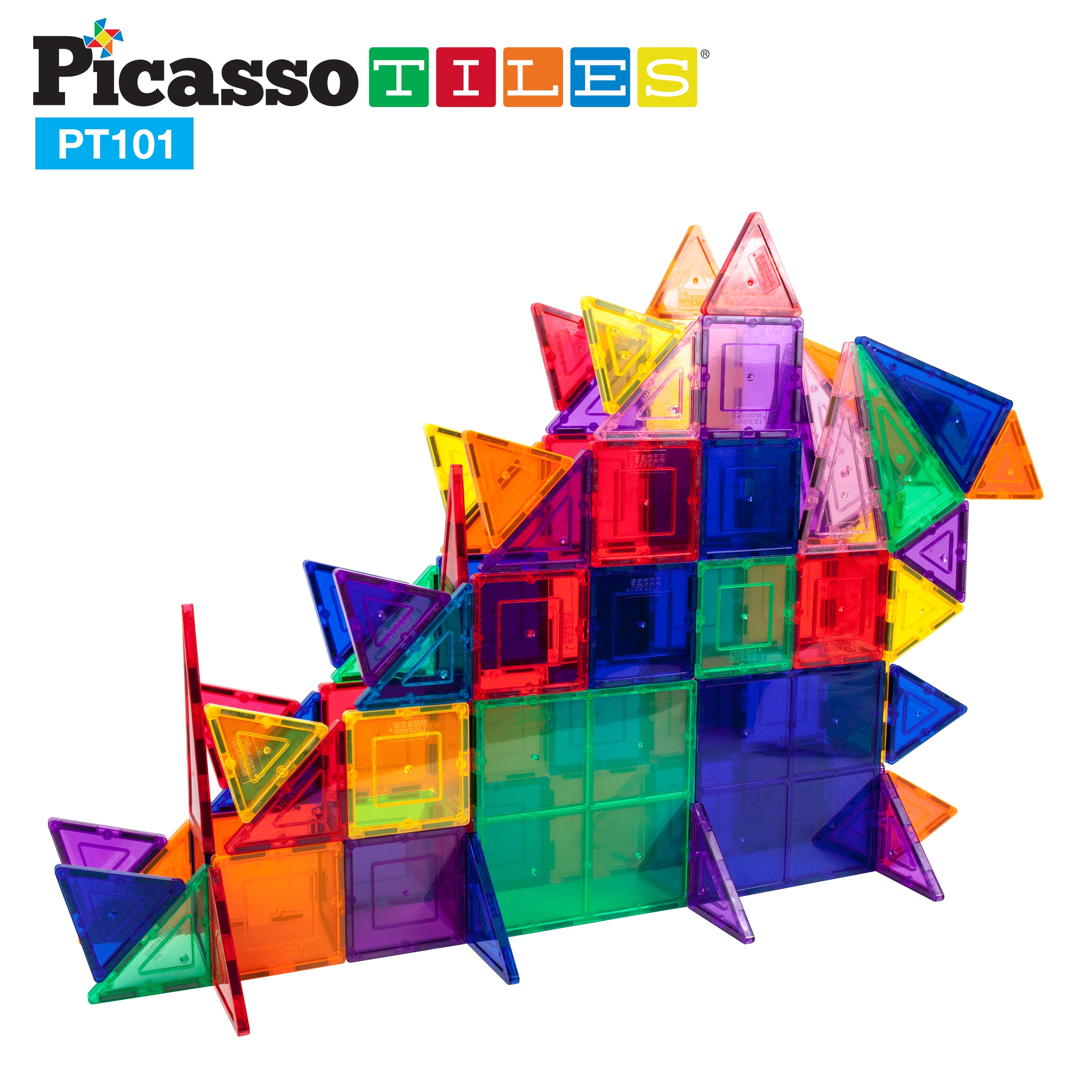 Set de construcción Picasso Tiles bloques magnéticos Cefa Toys 7