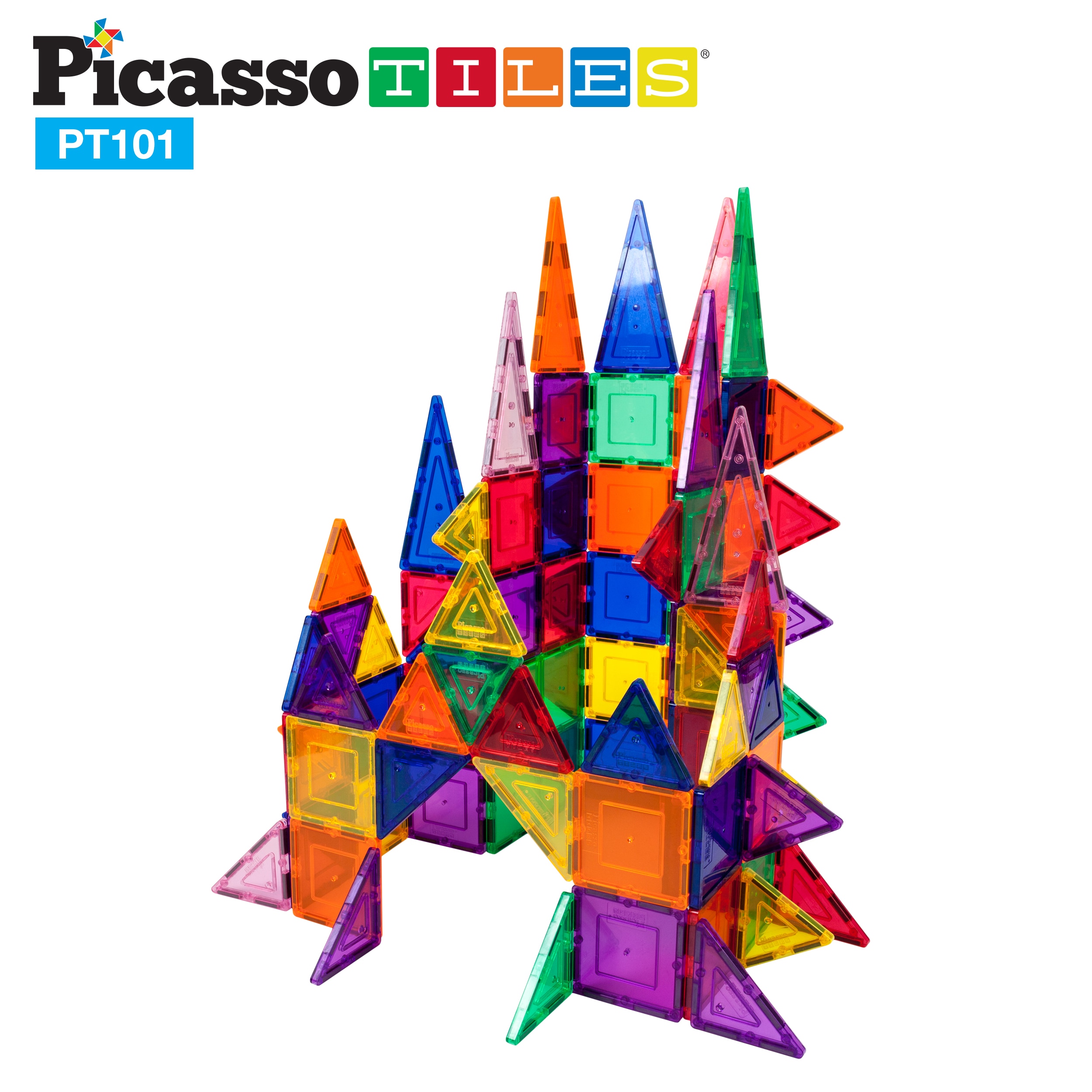 Set de construcción Picasso Tiles bloques magnéticos Cefa Toys 8