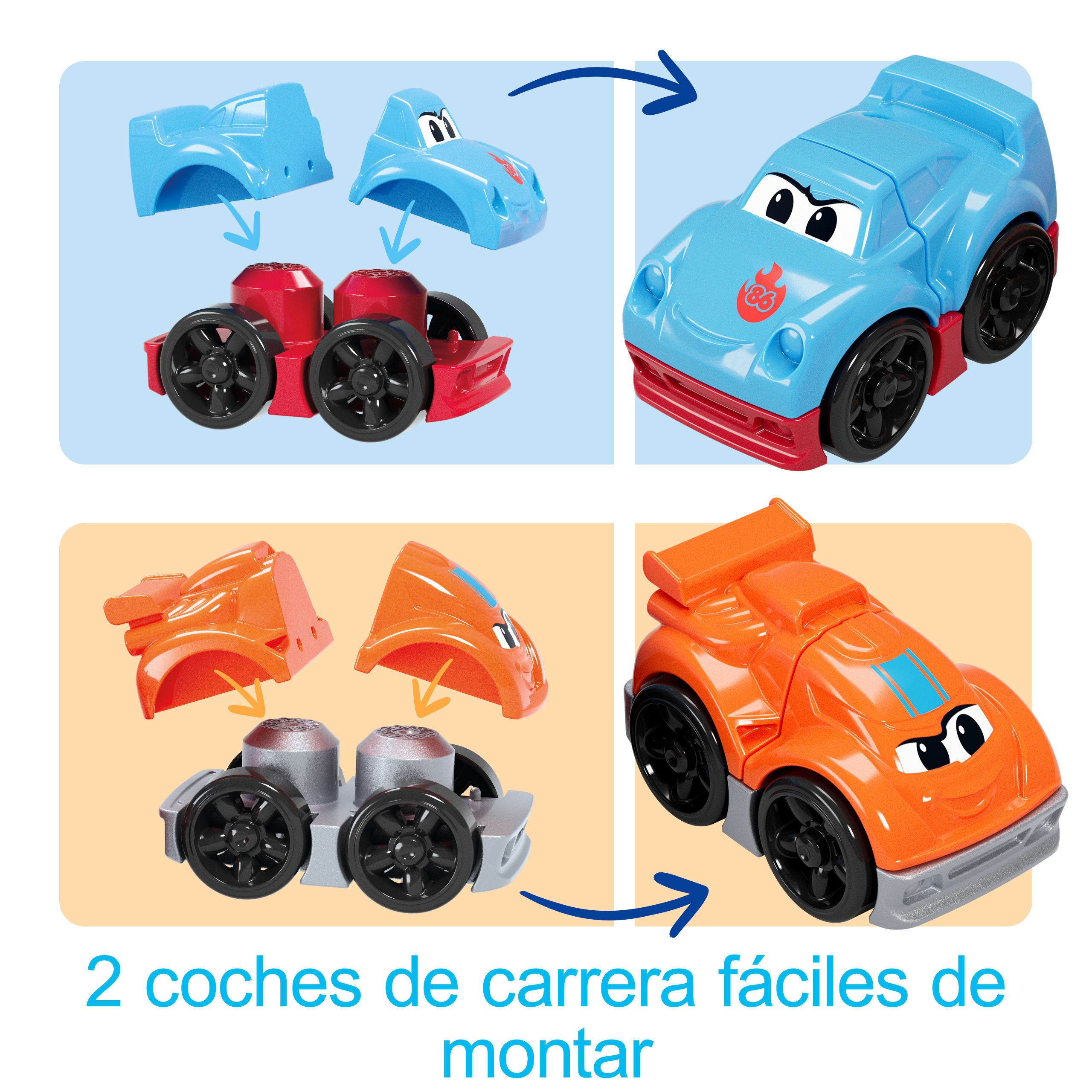 Camión carreras y construcción con bloques Mega Bloks 3