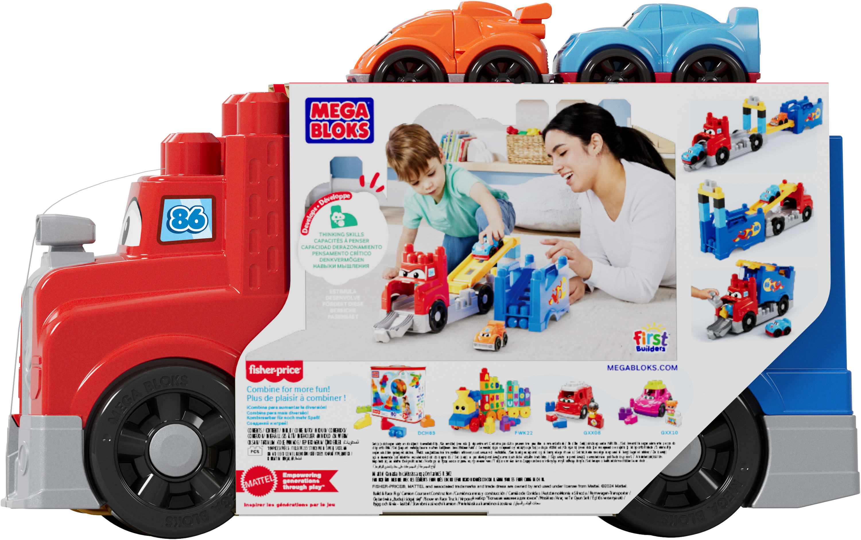 Camión carreras y construcción con bloques Mega Bloks 7