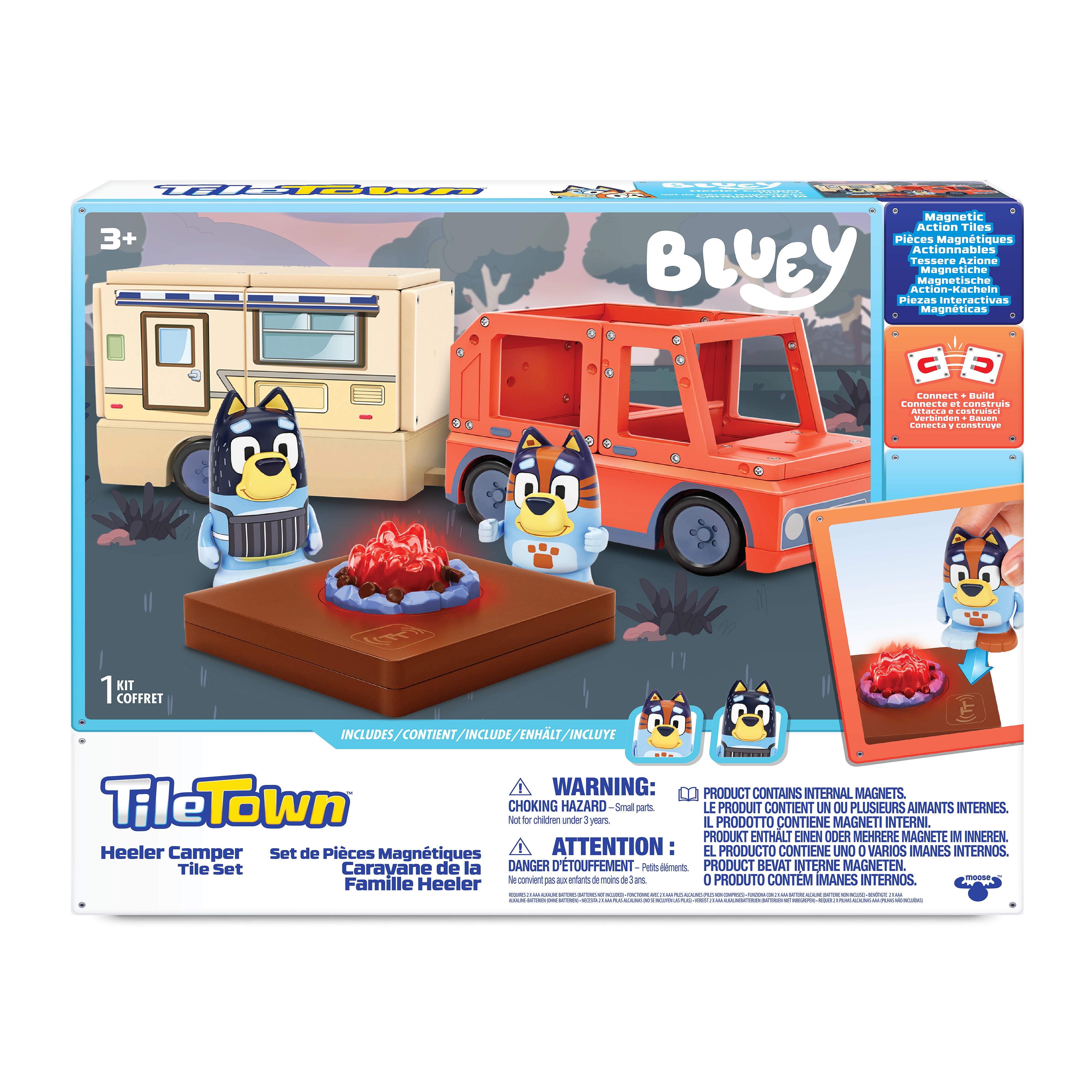 Juego de construcción Bluey Campervan Tile Town Moose 3