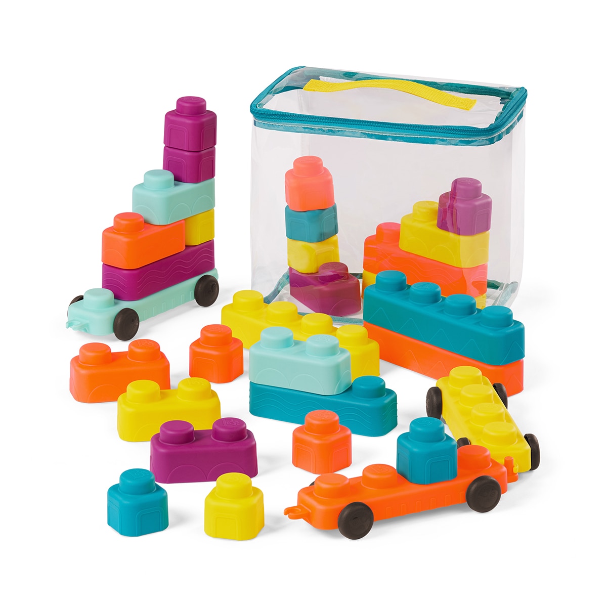 Imagen 0 de Bloques Suaves de Construccion 30 Piezas B. Toys