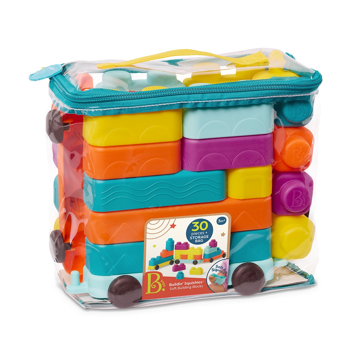 Bloques Suaves de Construccion 30 Piezas B. Toys 2