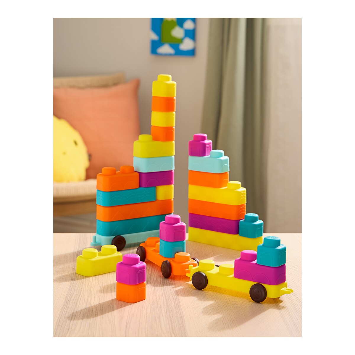 Bloques Suaves de Construccion 30 Piezas B. Toys 3