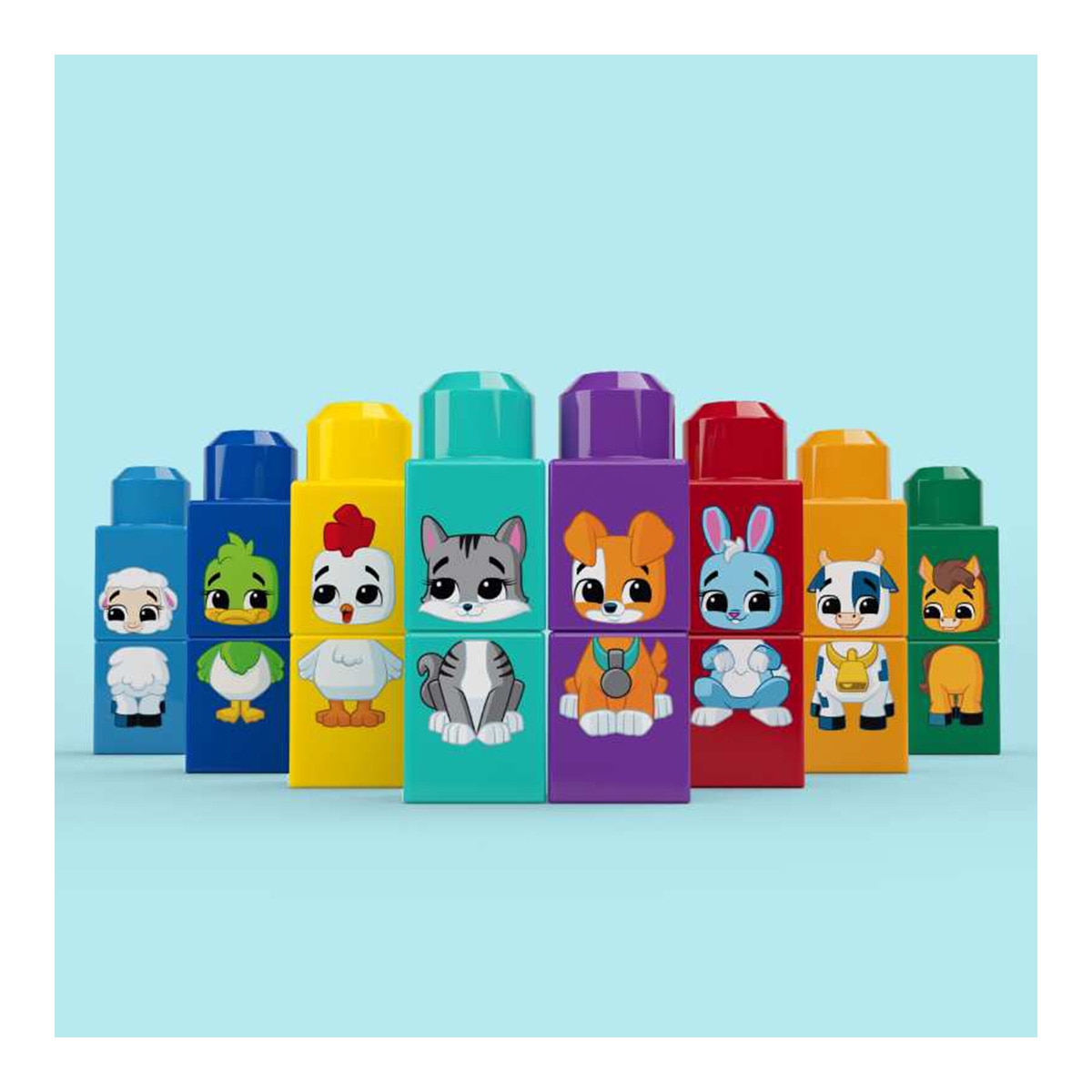 Tractor con animalitos encajables MEGA Bloks 3