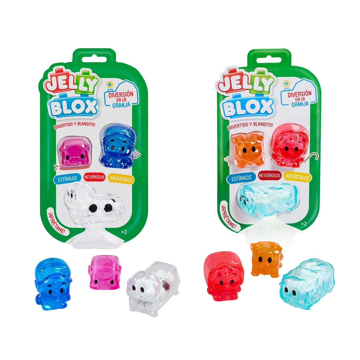 Imagen 0 de Piezas de construcción Jelly Blox diversión en la granja modelos surtidos Bizak