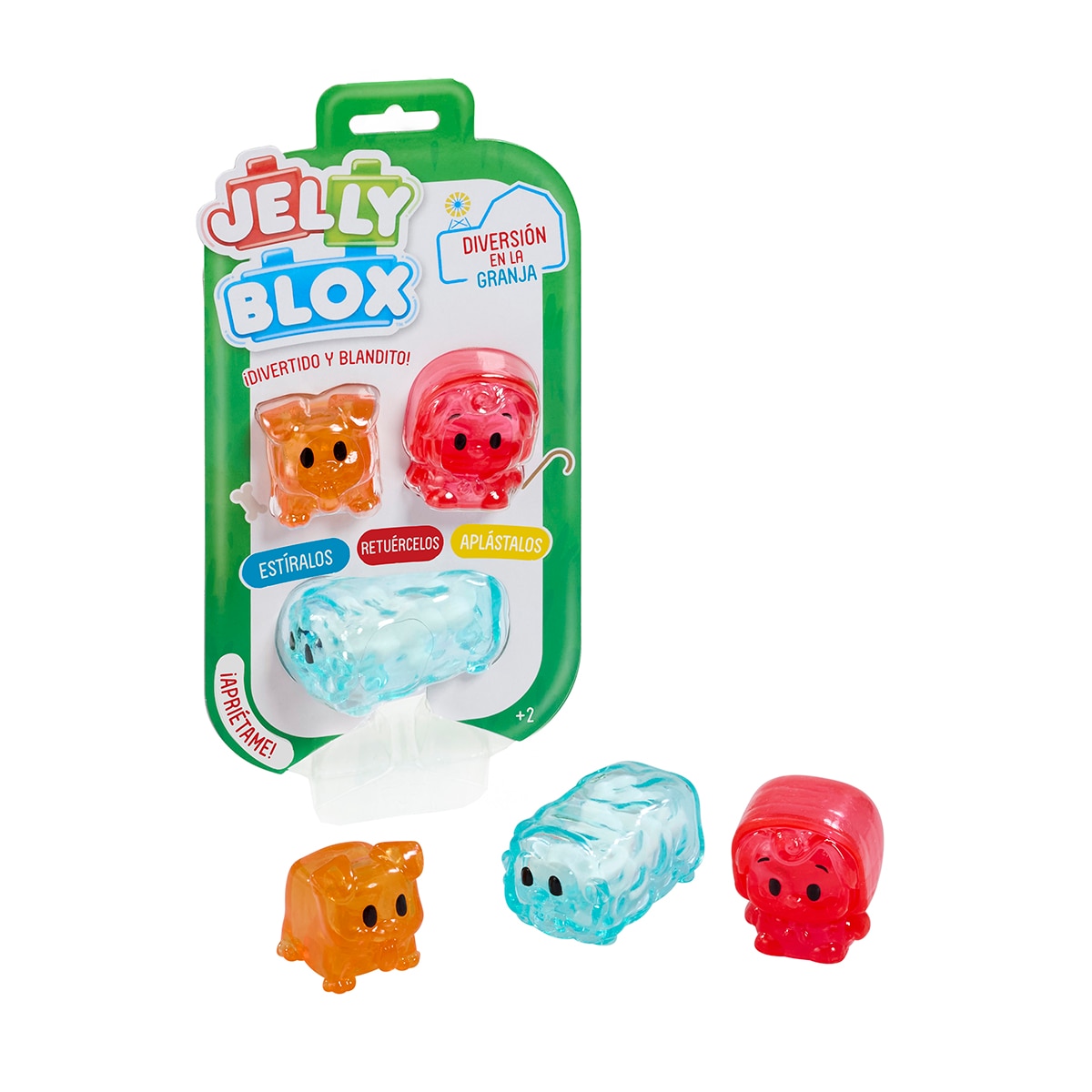 Piezas de construcción Jelly Blox diversión en la granja modelos surtidos Bizak 7