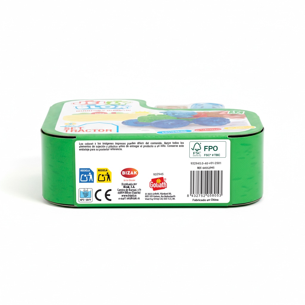 Piezas de construcción Jelly Blox set tractor Bizak 4