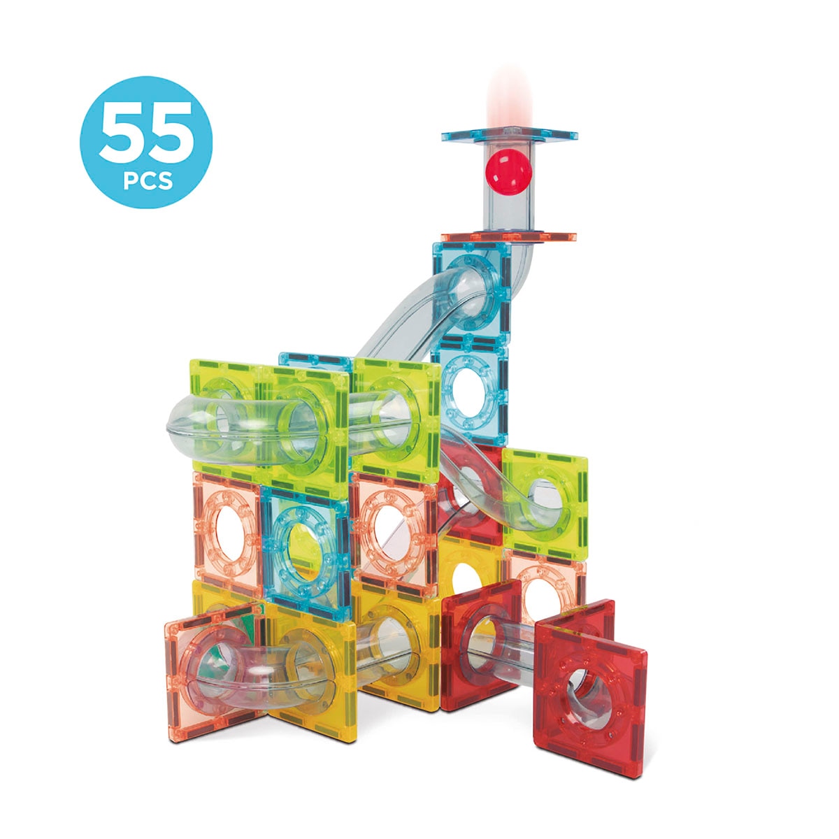 Imagen 2 de Contruccion Magnetics Stem Tracks 55 Pc Educa