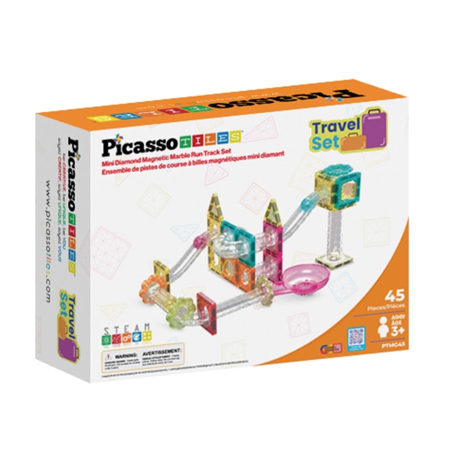 Imagen 0 de Mini Circuito De Canicas Magnético 45 Piezas Picasso Tiles Cefa Toys