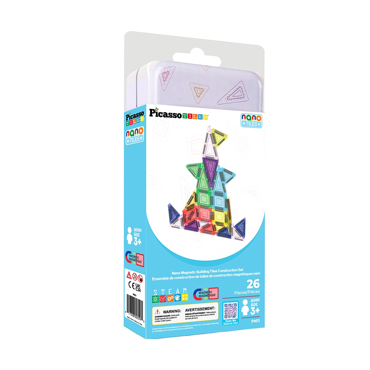 Mini Bloques Magnéticos 26 Piezas Picasso Tiles Cefa Toys 7