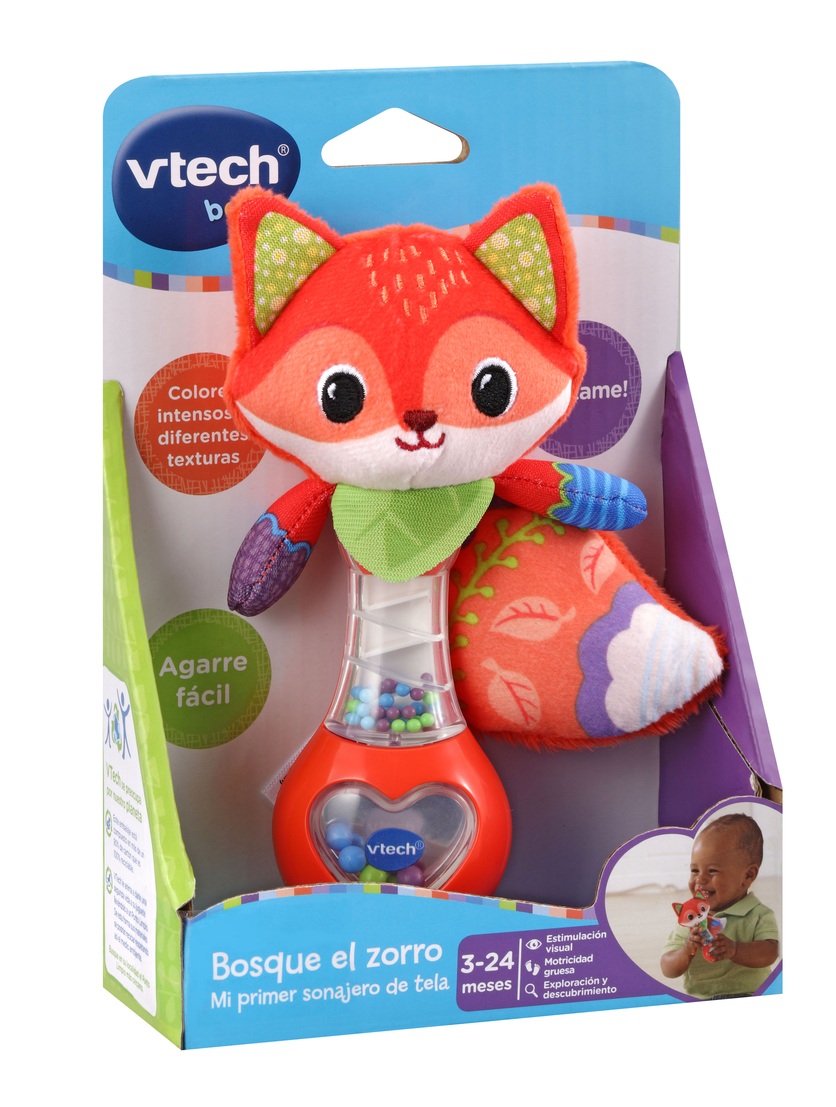 Sonajeros Bosque El Zorro o Selva El León VTech Baby 4