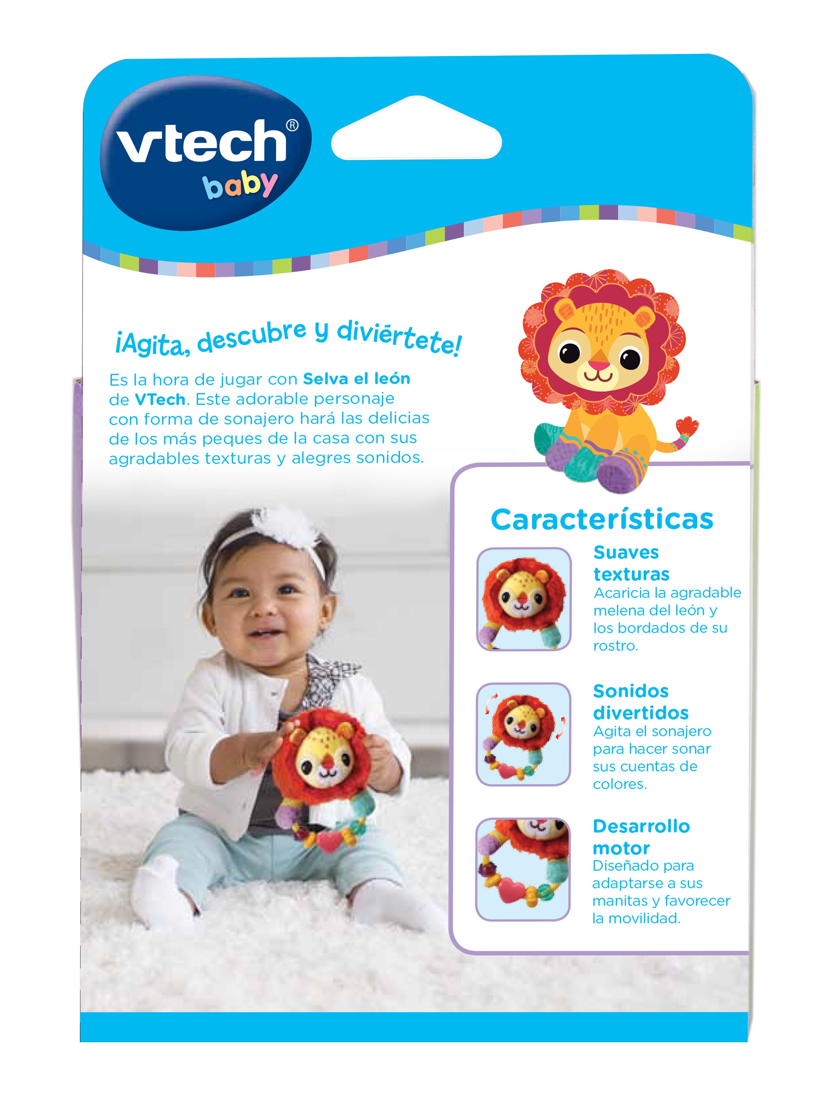 Sonajeros Bosque El Zorro o Selva El León VTech Baby 8