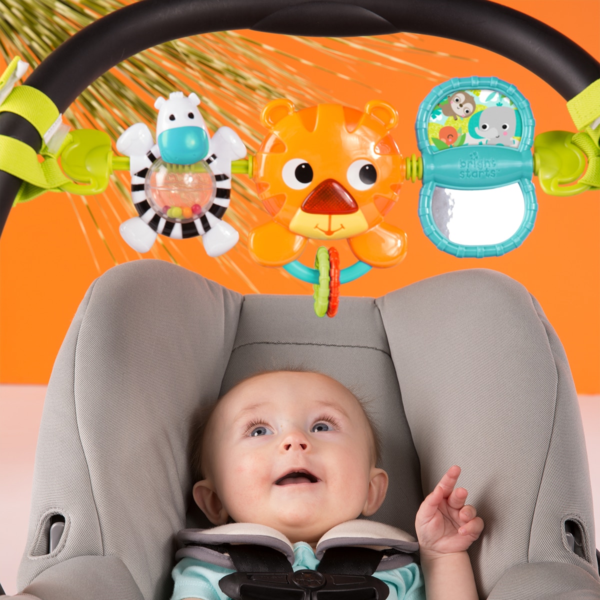 Soporte de juguetes portátil Take Along Carrier Toy Bar Bright Stars 4