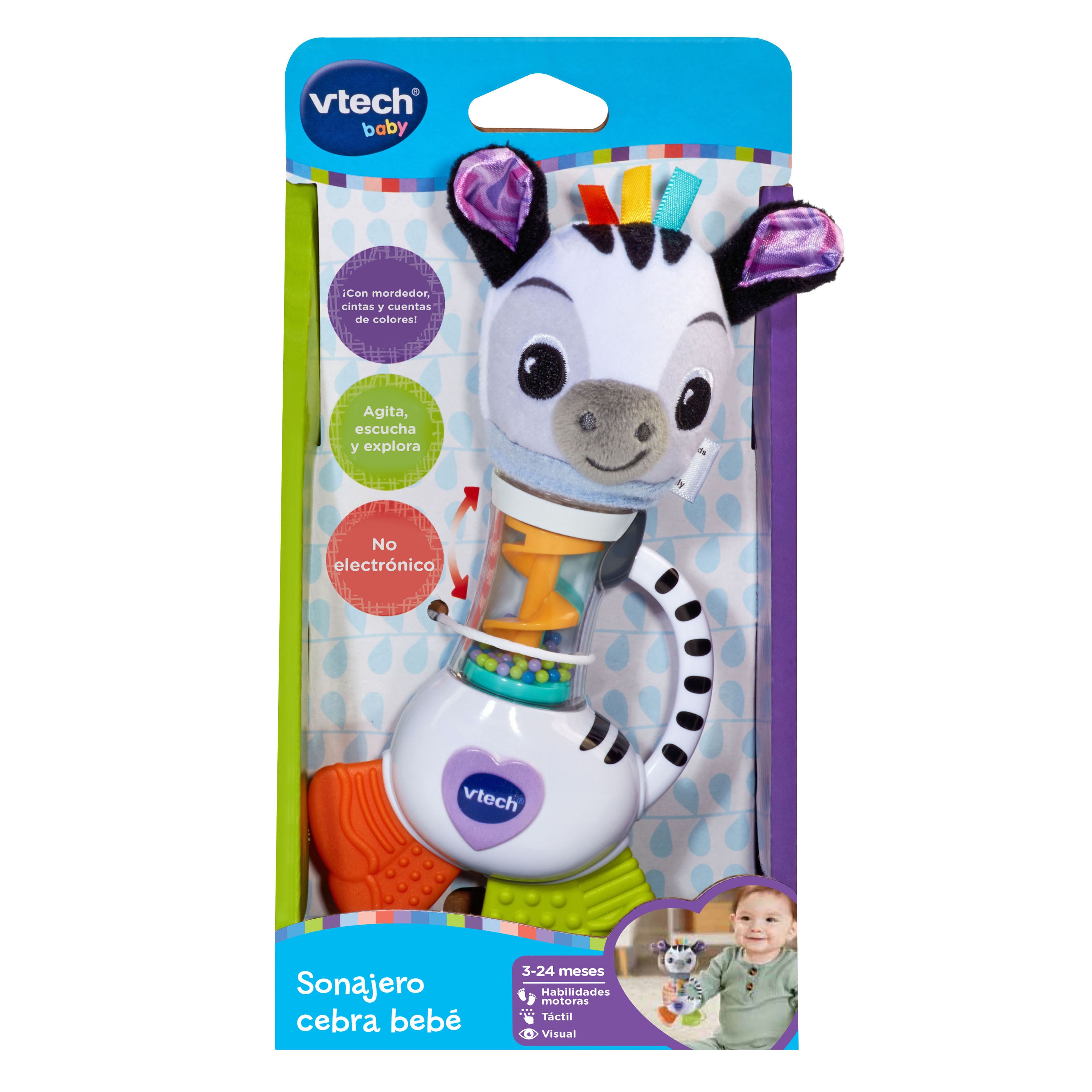 Sonajero cebra bebé Vtech 5