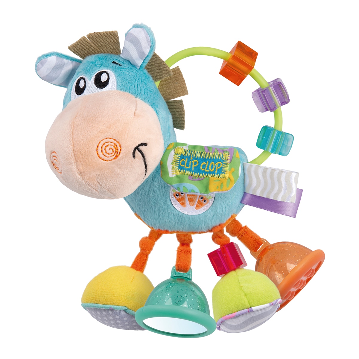 Imagen 0 de Sonajero Actividad Clip Clop Azul Playgro