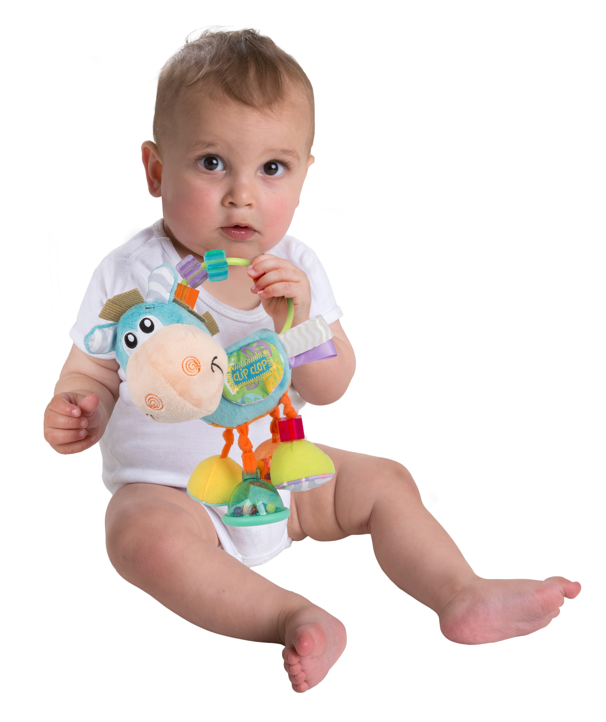 Sonajero Actividad Clip Clop Azul Playgro 3