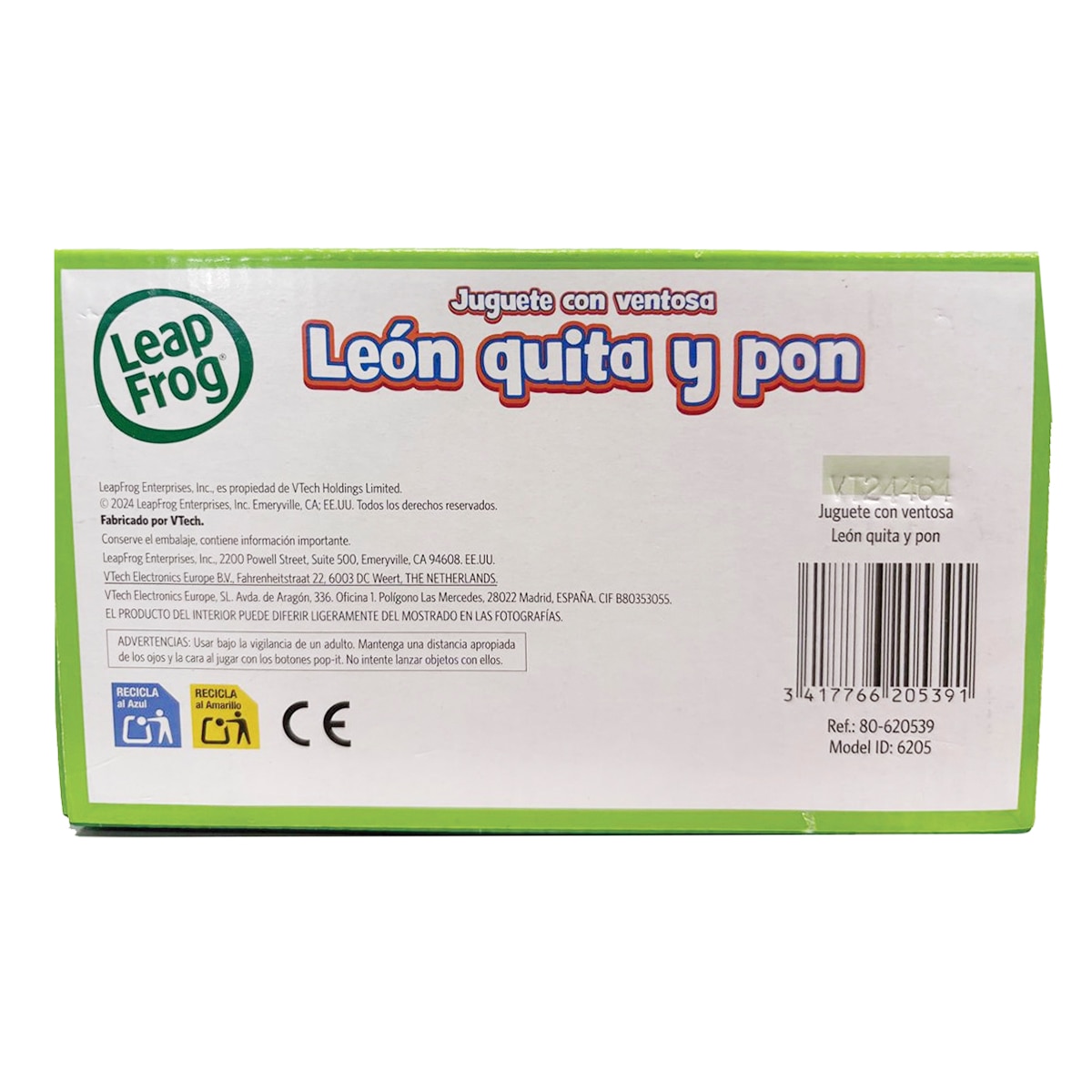 Juguete con ventosa León quita y pon Vtech 6