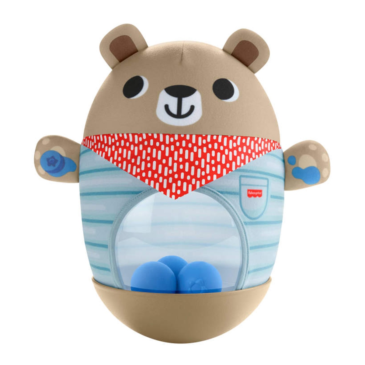 Imagen 0 de Bosque de la amistad Oso inflable Toques y Tambaleo Fisher-Price