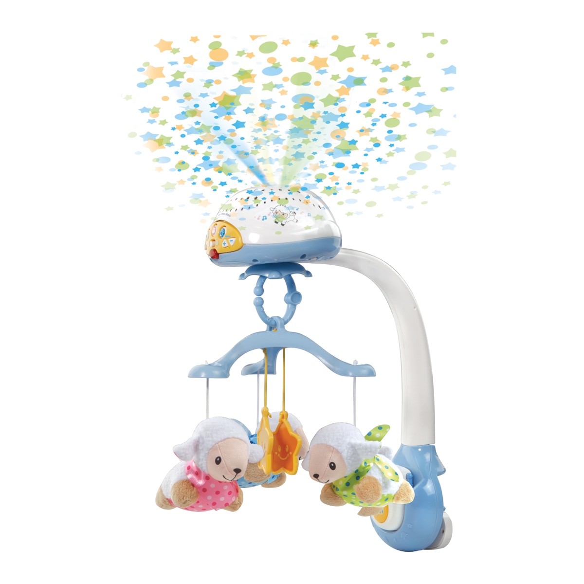 VTech - Móvil proyector Cuenta ovejitas, Carrusel de cuna para bebés, extraíble y con mando a distancia VTech…