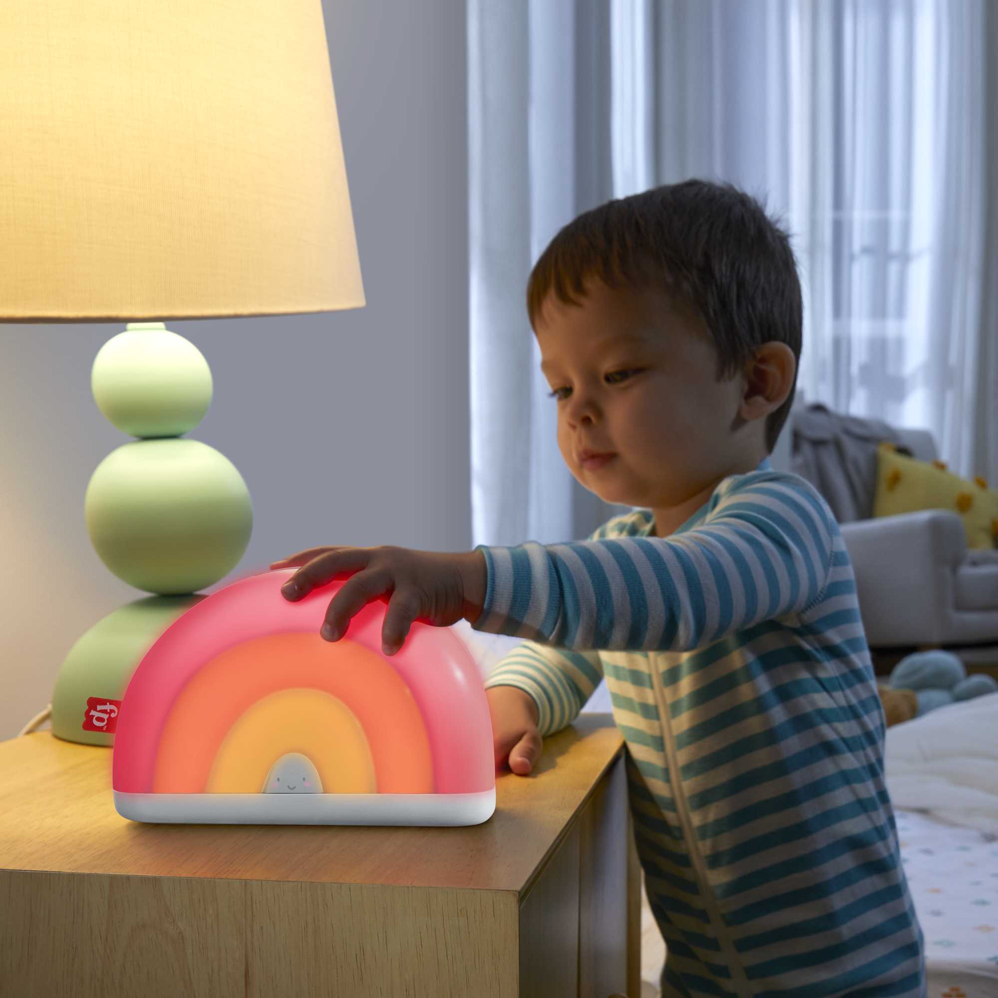 Arcoíris calmante Juguete con luces cálidas y sonidos relajantes, ayuda para conciliar el sueño Fisher-Price 4