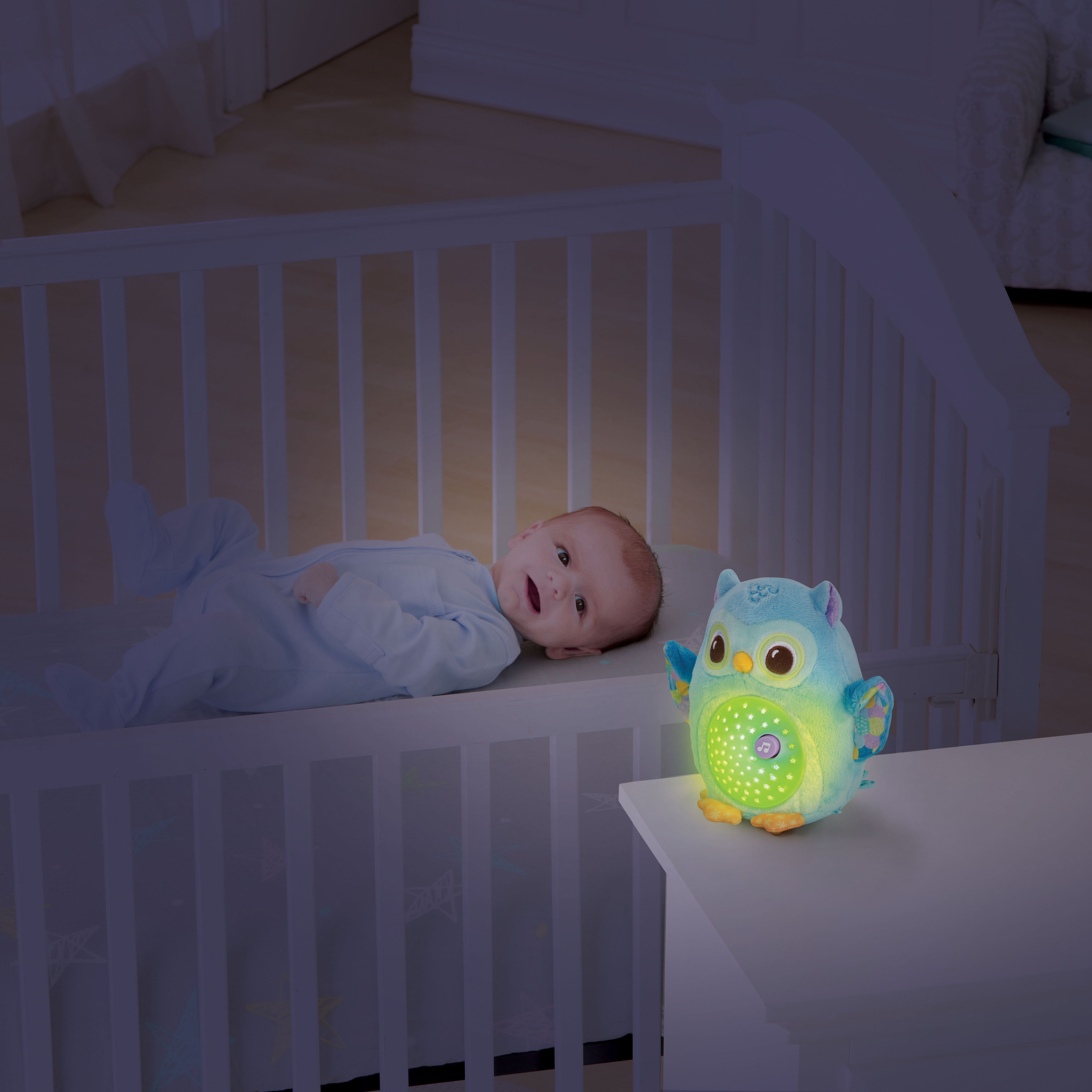 Proyector de peluche Búho estrellitas Vtech 3