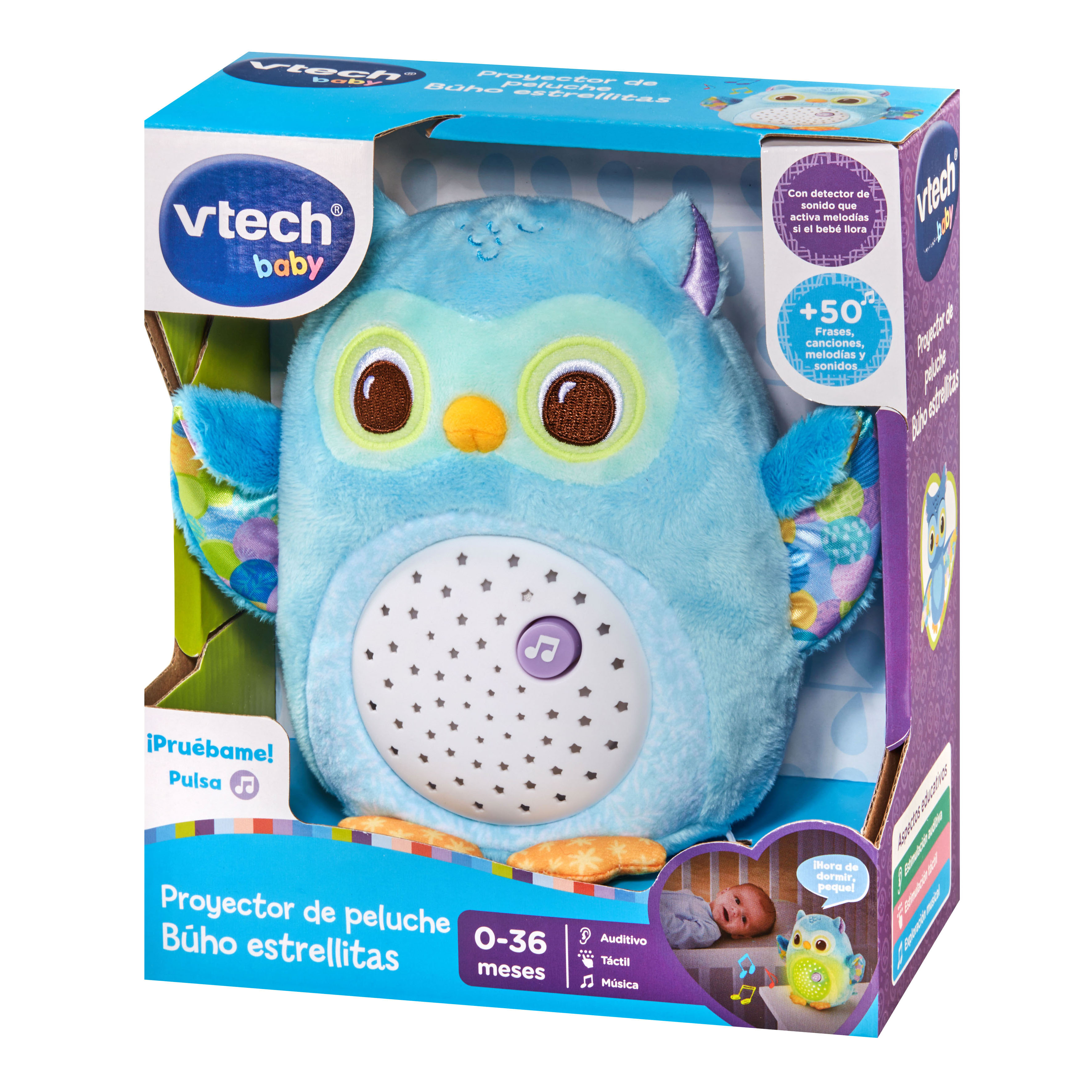 Proyector de peluche Búho estrellitas Vtech 5