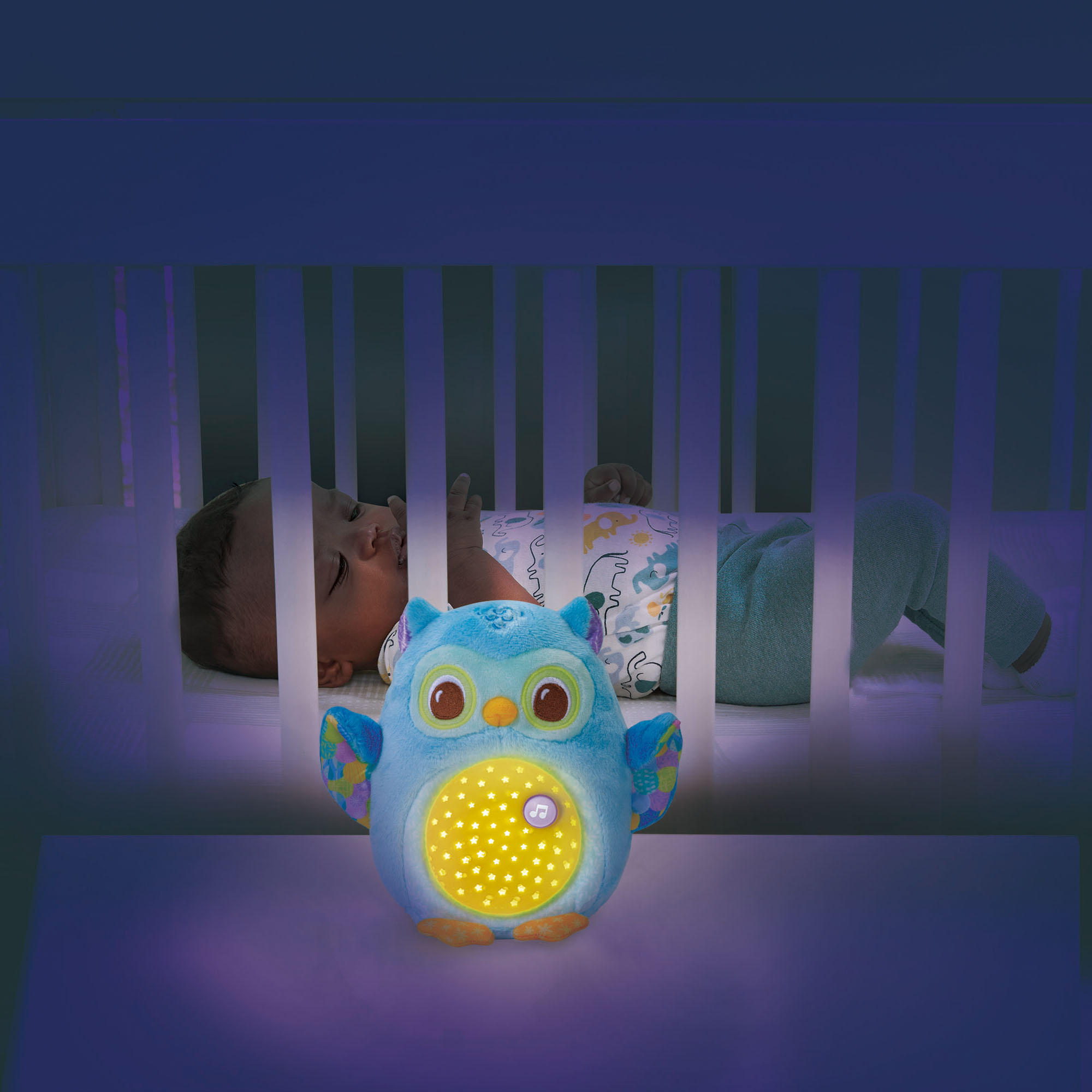 Proyector de peluche Búho estrellitas Vtech 7