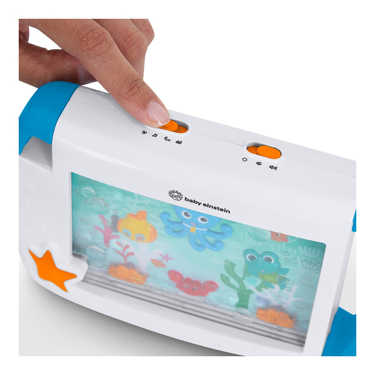 Máquina de sonido portátil con música On The Go Sea Dreams Soother Baby Einstein 4