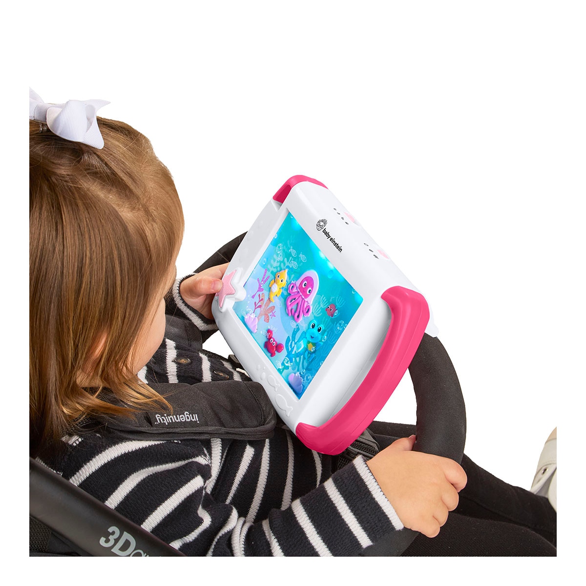 Máquina de sonido portátil con música On The Go Sea Dreams Soother Rosa Baby Einstein 2
