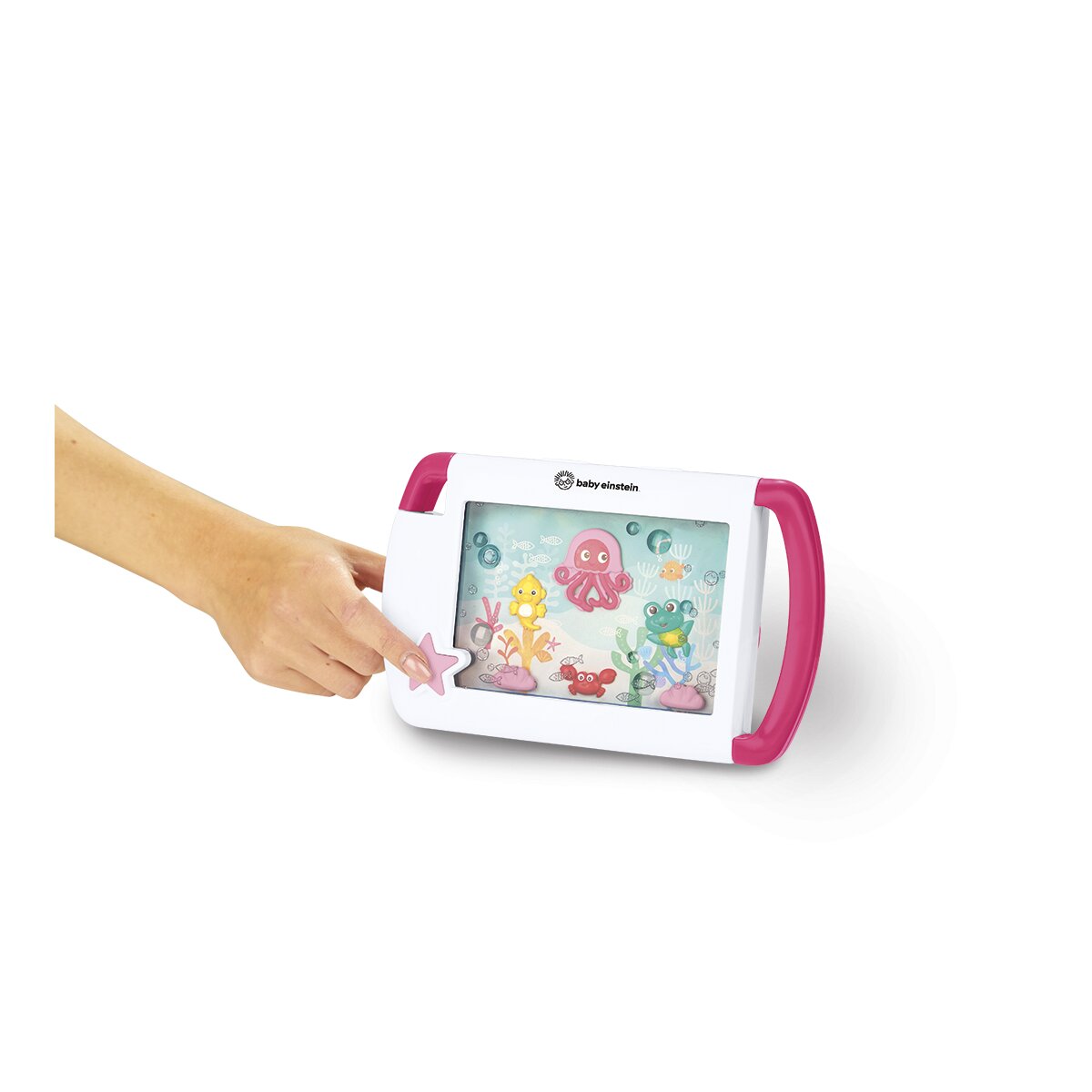 Máquina de sonido portátil con música On The Go Sea Dreams Soother Rosa Baby Einstein 4