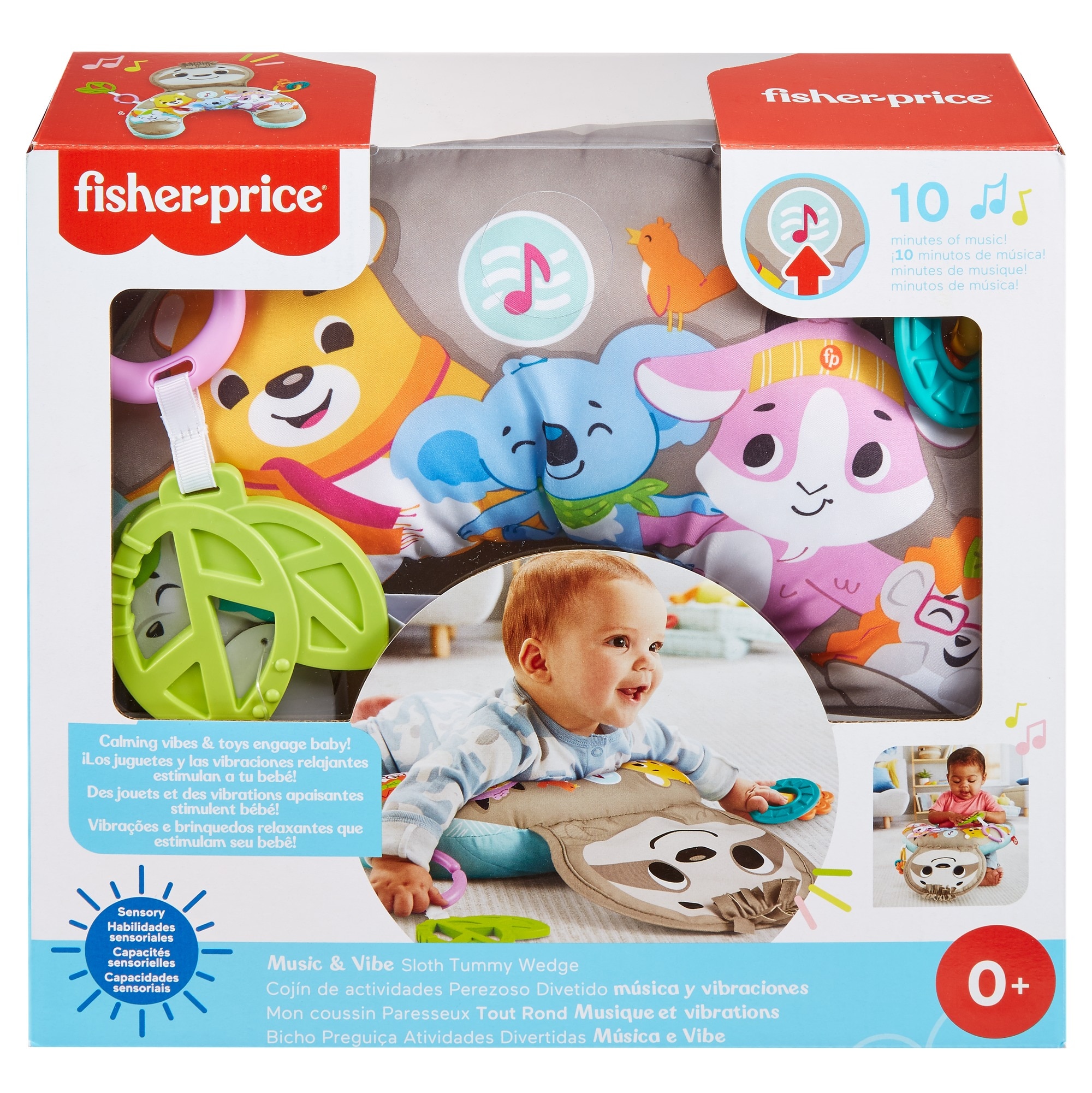 Fisher-Price Perezoso Cojín con música y vibraciones relajantes para bebé 8
