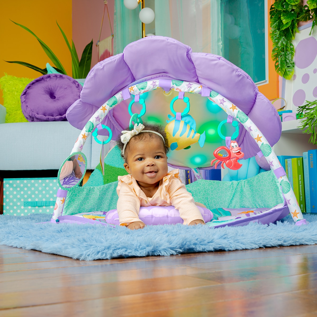 LA PEQUEÑA SIRENA Twinkle Trove Luces y música Gimnasio de actividades 9