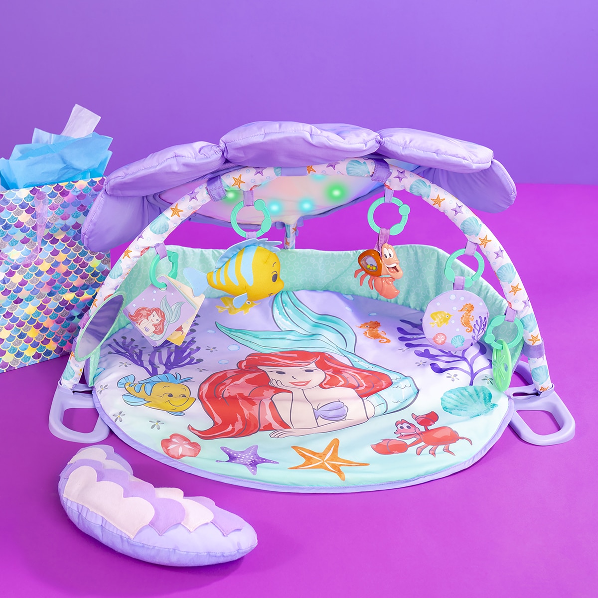 LA PEQUEÑA SIRENA Twinkle Trove Luces y música Gimnasio de actividades 15
