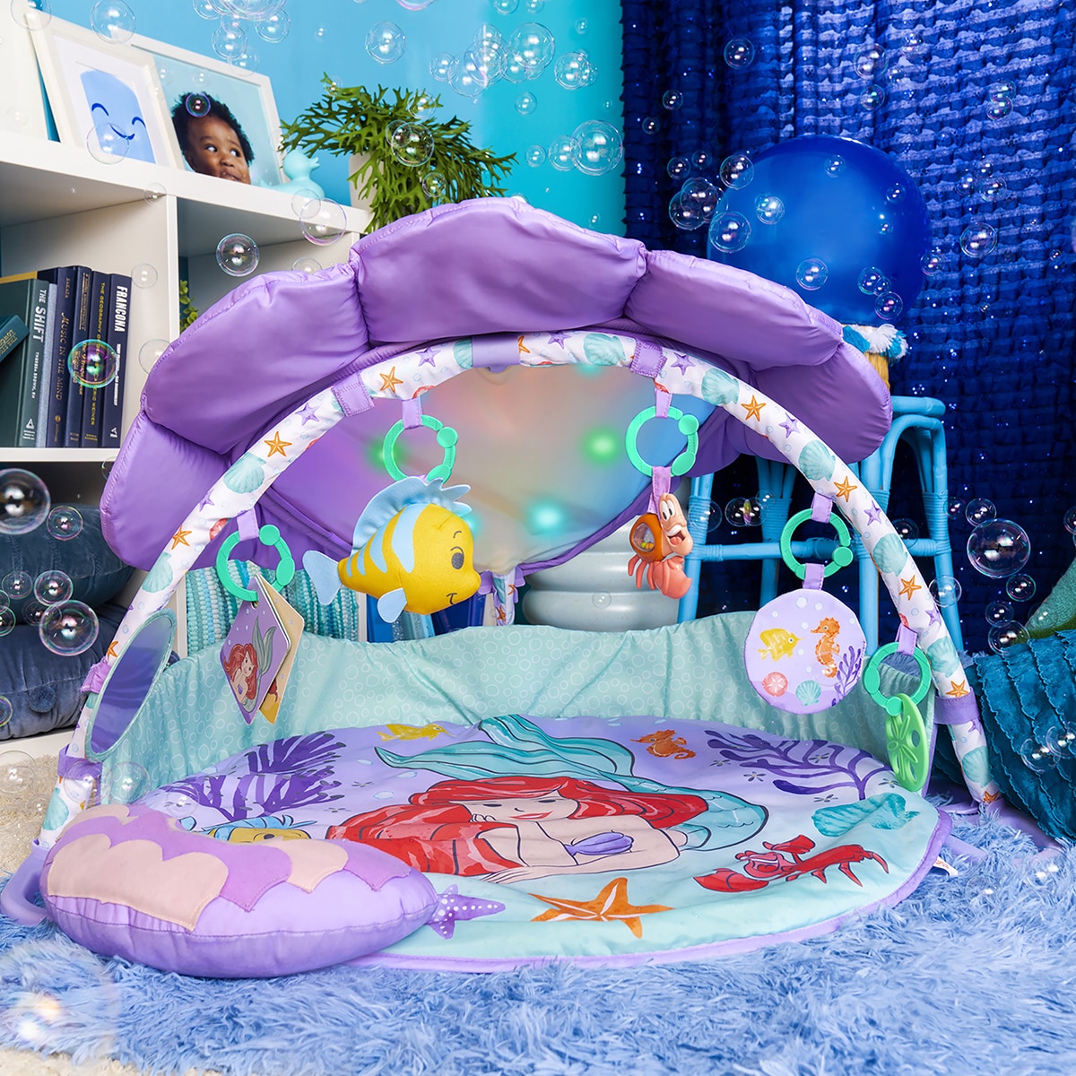 LA PEQUEÑA SIRENA Twinkle Trove Luces y música Gimnasio de actividades 17