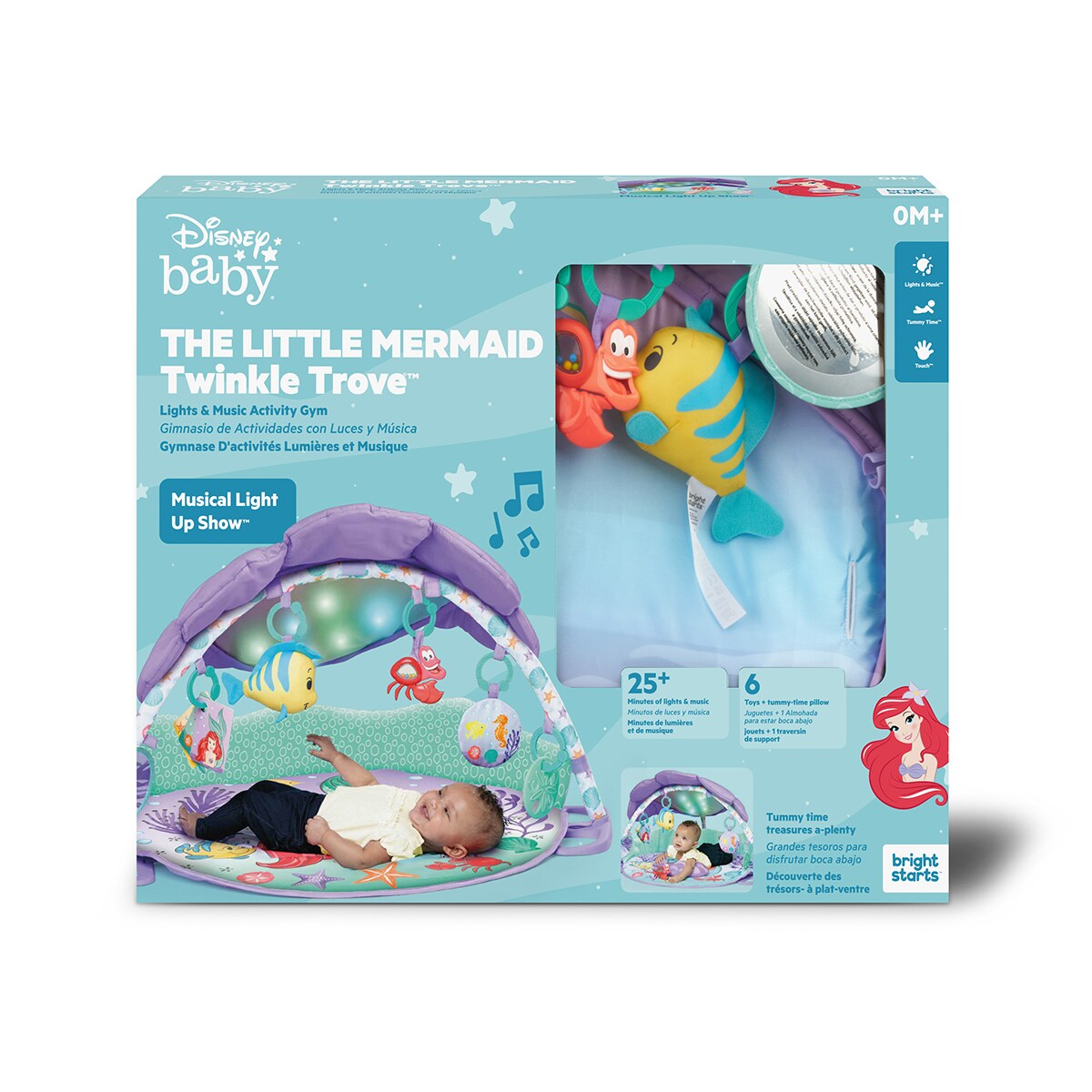 LA PEQUEÑA SIRENA Twinkle Trove Luces y música Gimnasio de
