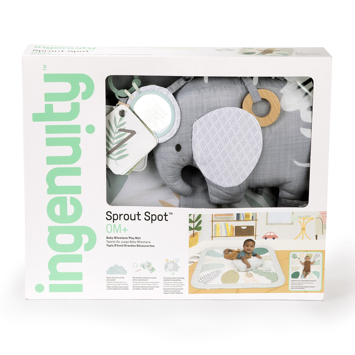 Alfombra de juego Ingenuity Sprout Spot 18