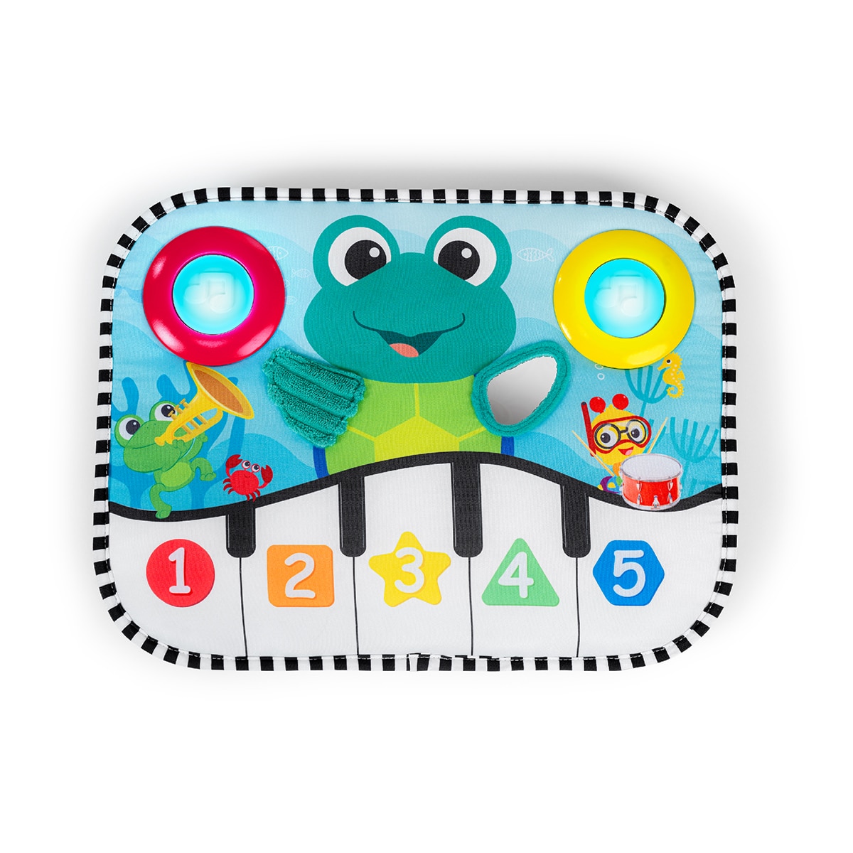 Baby Einstein – Cojín Musical para Patear y Explorar para Cuna Neptune’s Kick & Explore Baby Einstein.