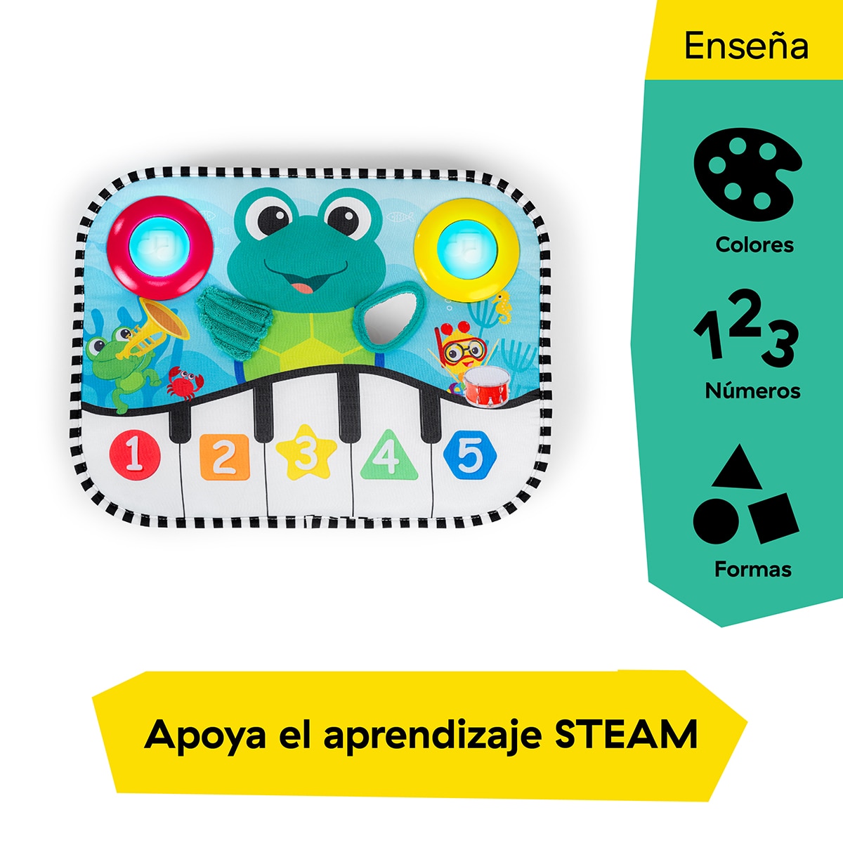 Cojín Musical para Patear y Explorar para Cuna Neptune's Kick & Explore Baby Einstein 4