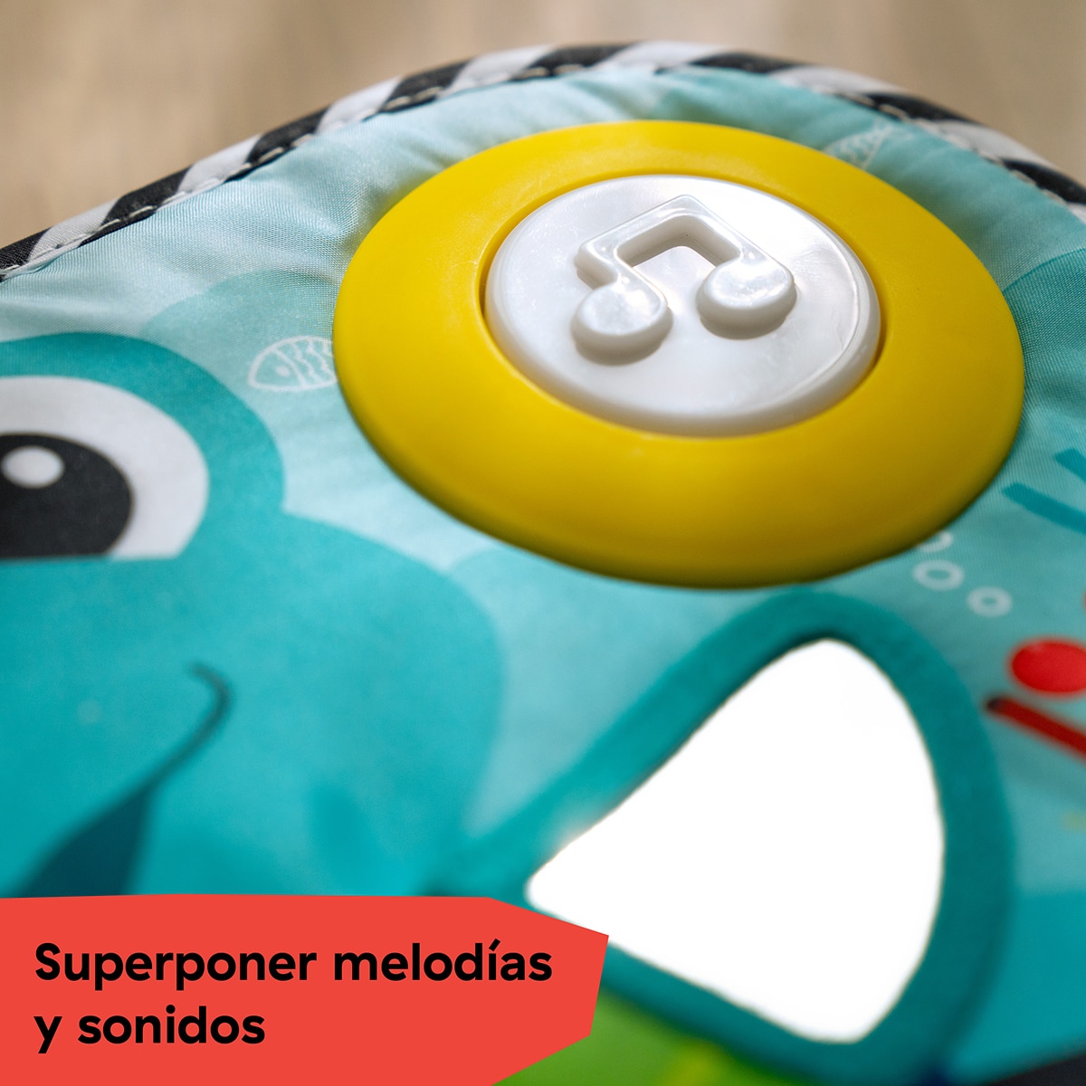 Cojín Musical para Patear y Explorar para Cuna Neptune's Kick & Explore Baby Einstein 6