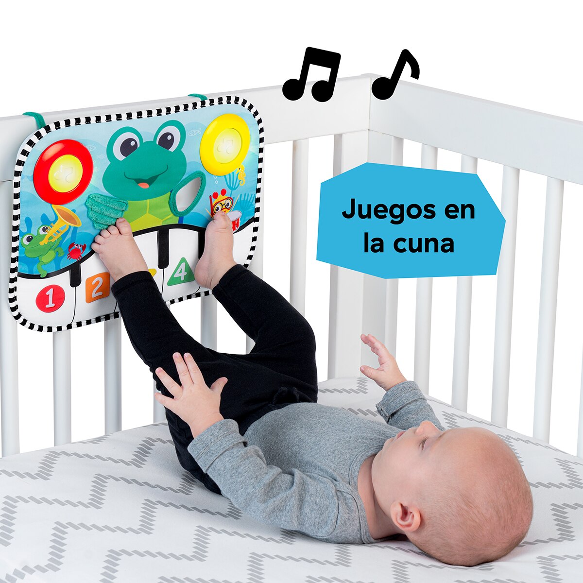 Cojín Musical para Patear y Explorar para Cuna Neptune's Kick & Explore Baby Einstein 10