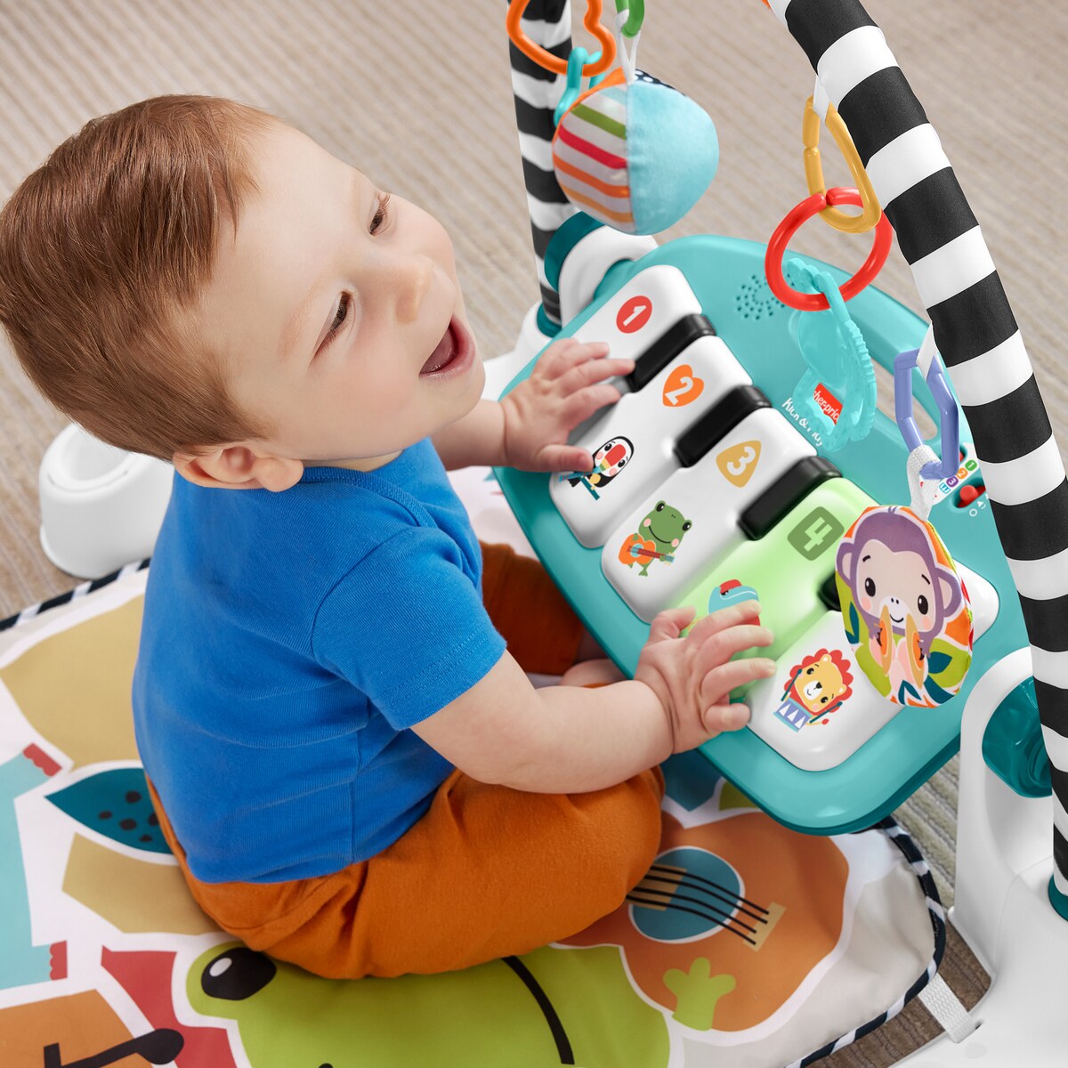 Alfombra de actividades para bebés Glow and Grow Fisher-Price 3