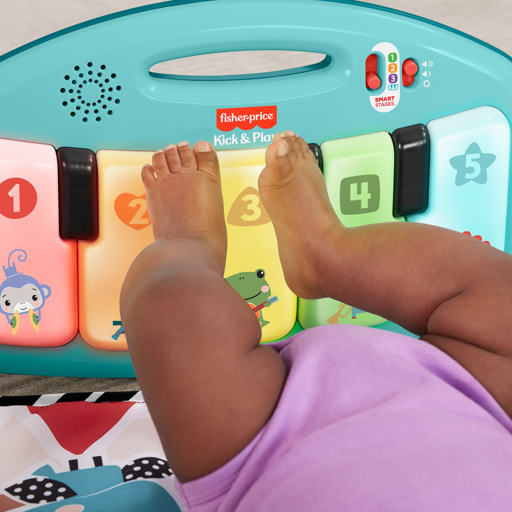 Alfombra de actividades para bebés Glow and Grow Fisher-Price 4