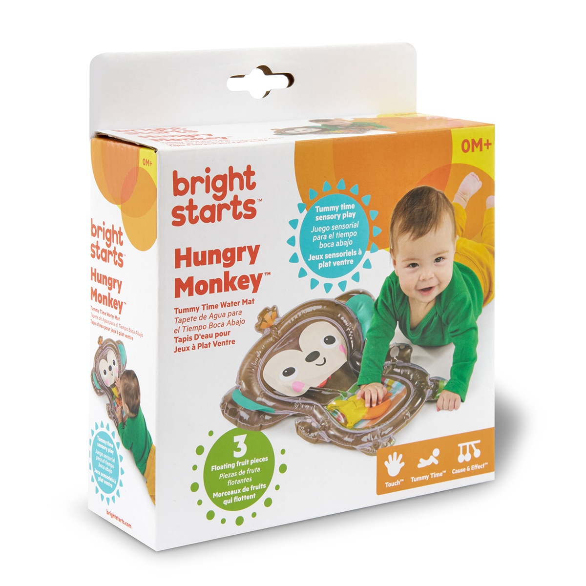 Alfombra inflable con agua Hungry Monkey Bright Starts 8