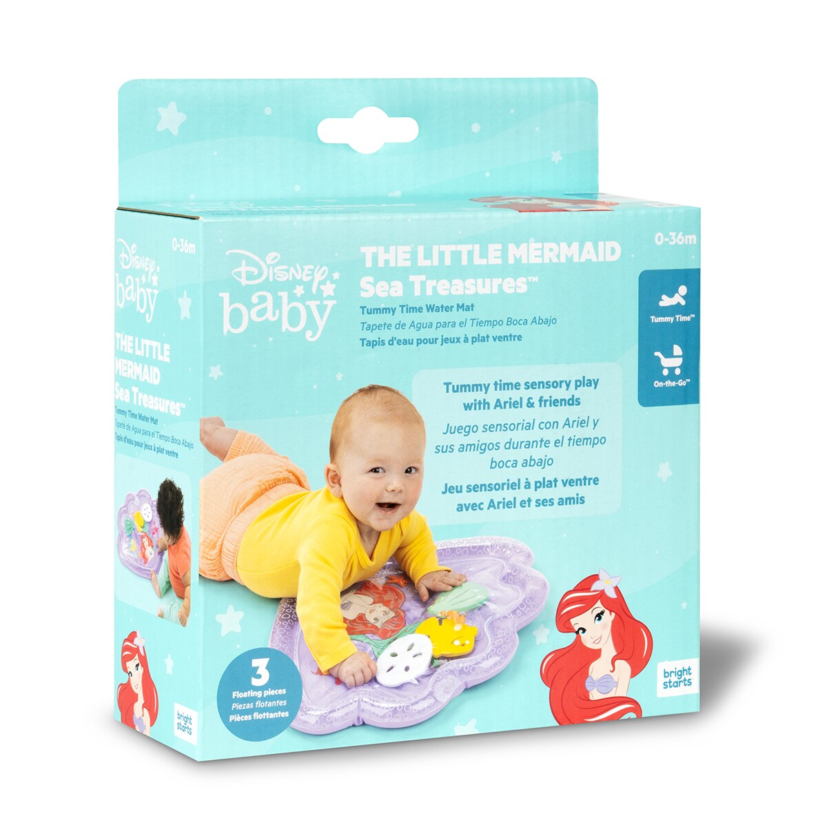 Alfombra acuática The Little Mermaid Sea Treasures Bright Starts 13