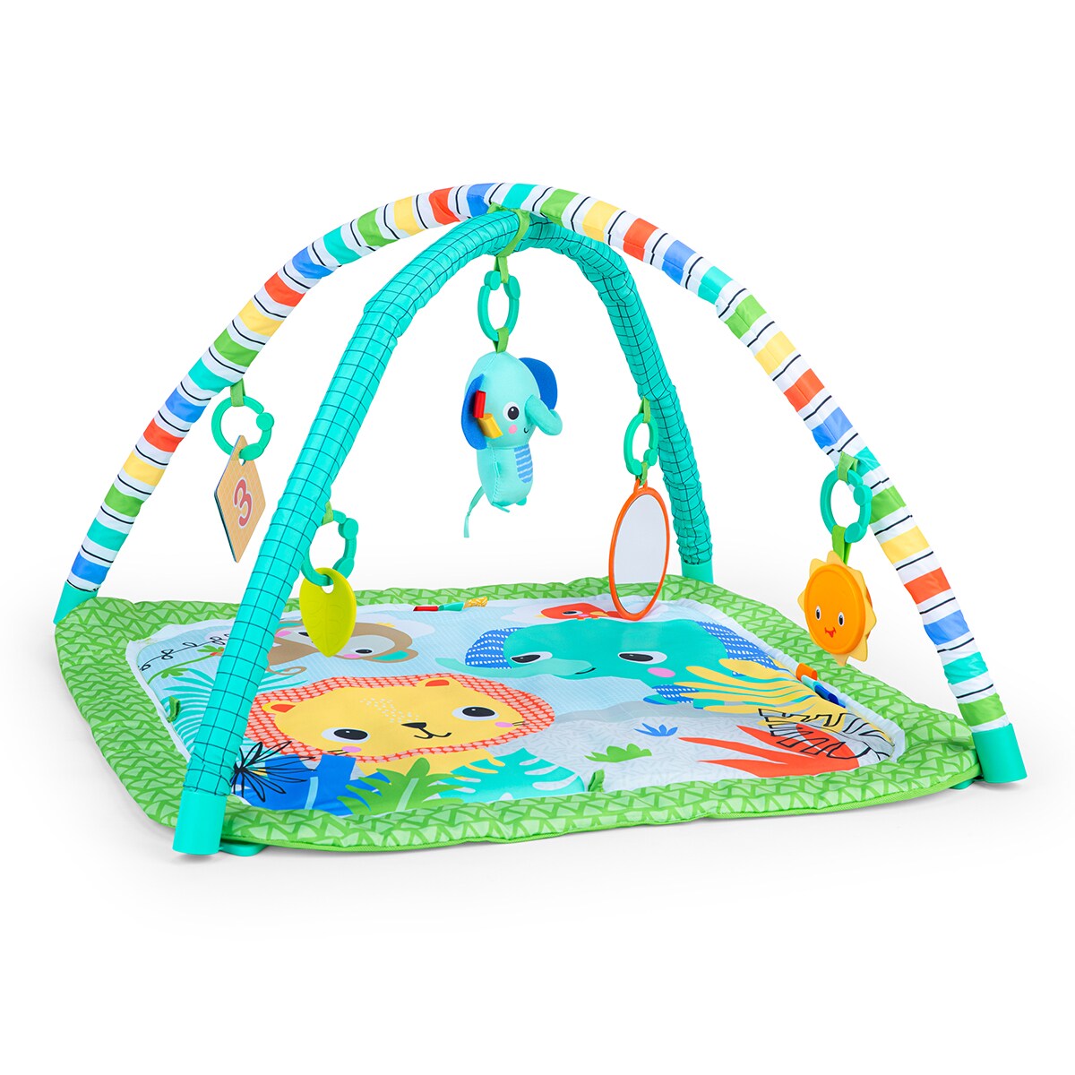 Gimnasio para bebés Activity Gym plegable Wild Wiggles Bright