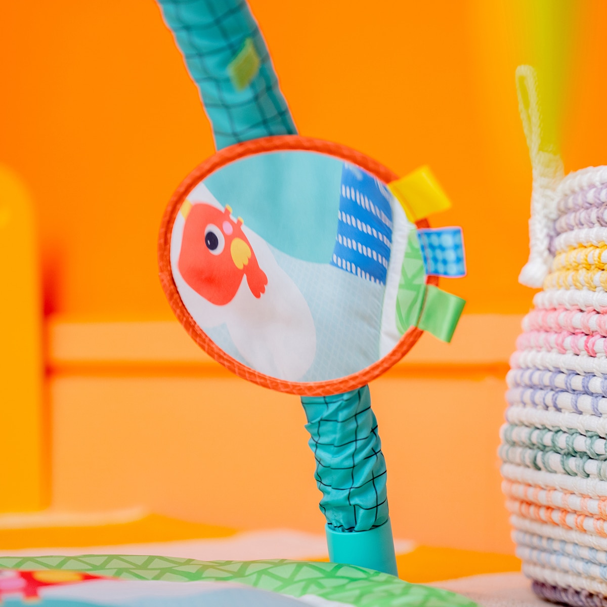 Gimnasio para bebés Activity Gym plegable Wild Wiggles Bright Starts 8