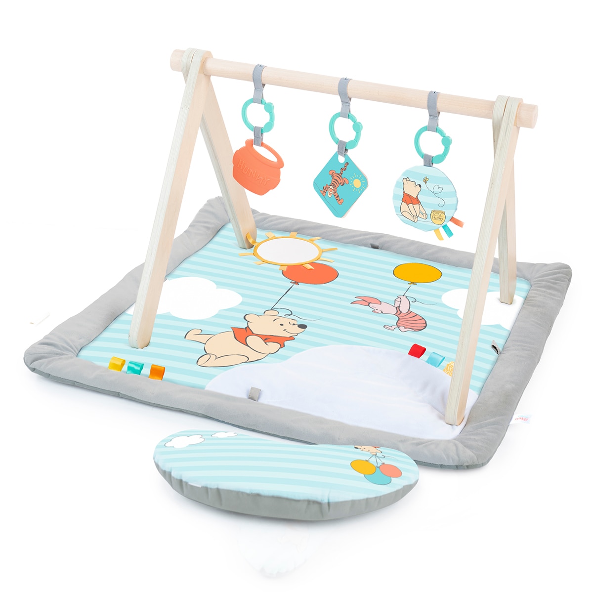 Bright Starts – Gimnasio de actividades Winnie the Pooh Once Upon a Tummy Time Bright Starts.