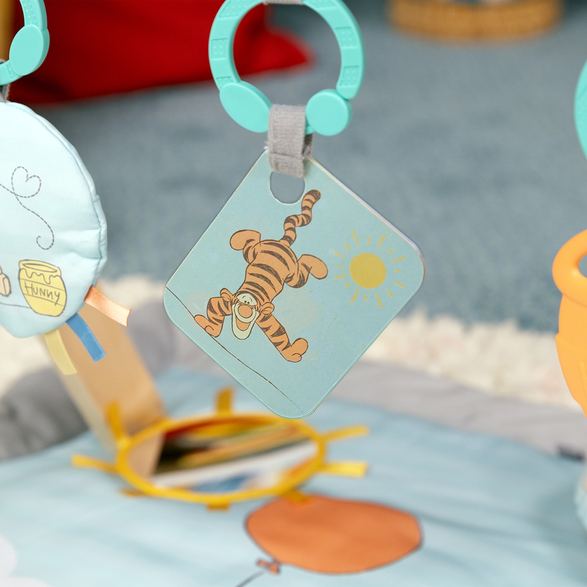 Gimnasio de actividades Winnie the Pooh Once Upon a Tummy Time Bright Starts 4