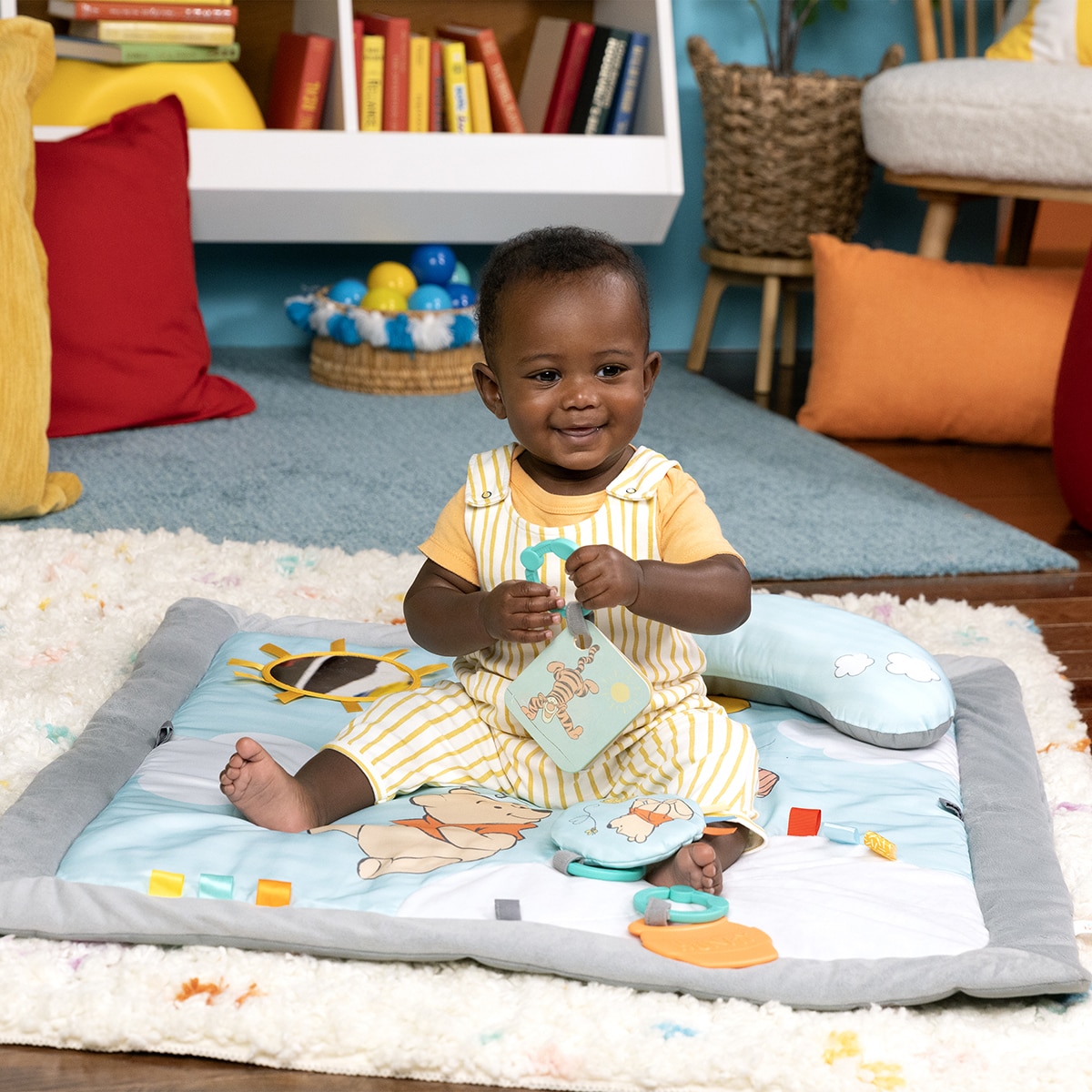 Gimnasio de actividades Winnie the Pooh Once Upon a Tummy Time Bright Starts 11